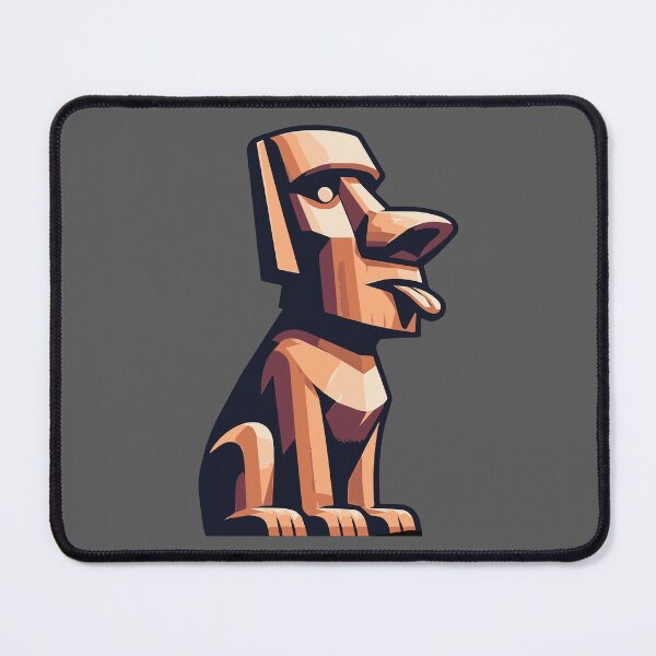 Item preview, Moai Dog Sigma Sticker designed and sold by Vamp2DxZSmit.