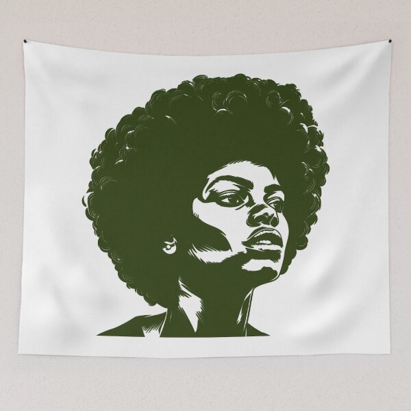 Item preview, Woman with an afro designed and sold by Zen Lael.