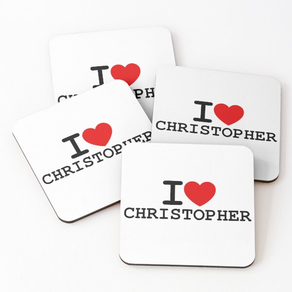 Item preview, I LOVE CHRISTOPHER | Personalized Gift for Him designed and sold by hottest-tees.