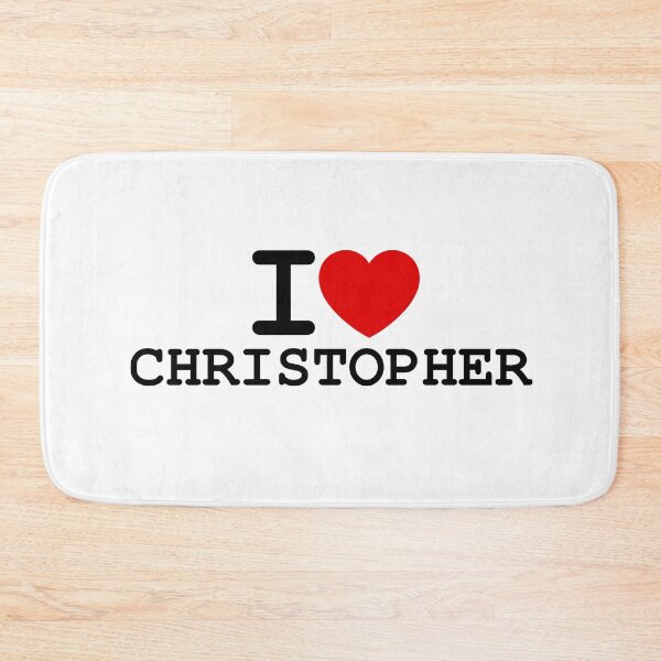 Item preview, I LOVE CHRISTOPHER | Personalized Gift for Him designed and sold by hottest-tees.