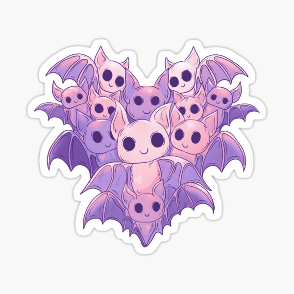Aperçu de l'œuvre Cœur de chauve-souris ! créée et vendue par Jess.a.creates.