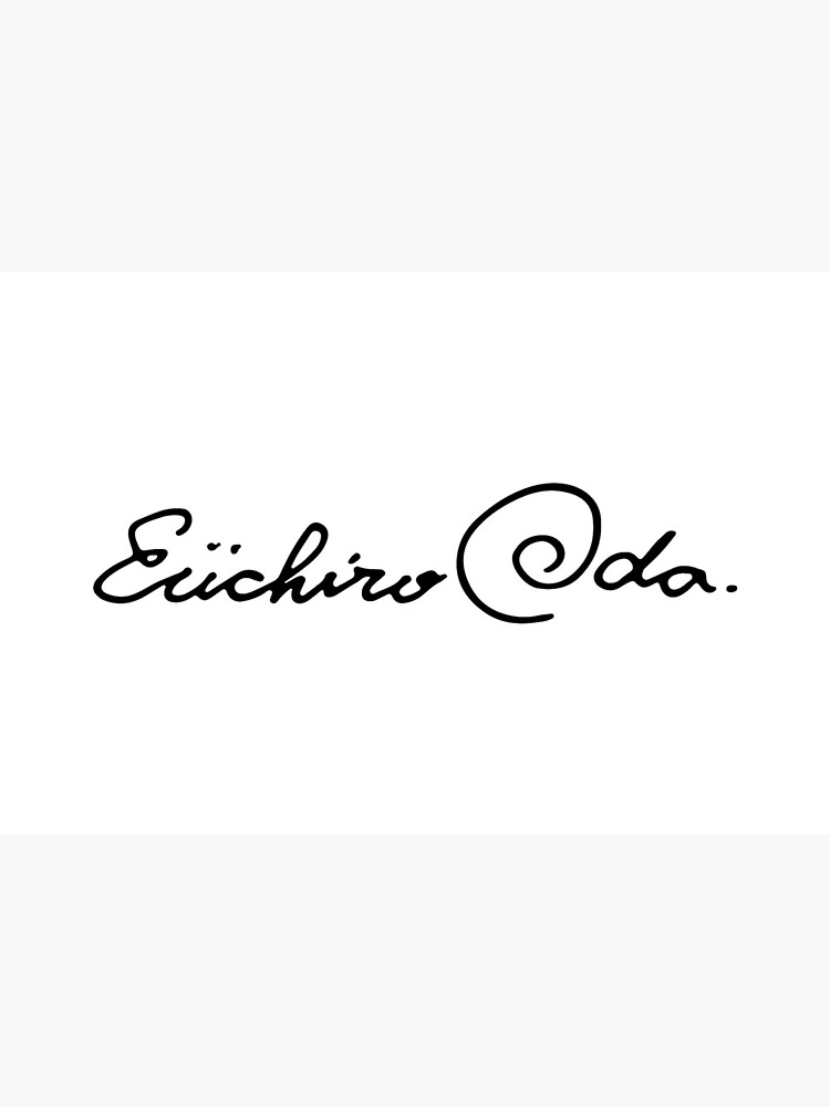 Eiichiro Oda Signature 漫画家 Art Board Print By Opngoo Redbubble