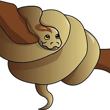 Artwork thumbnail, Patternless Burmese Python by HarveyHandcraftsandDesigns