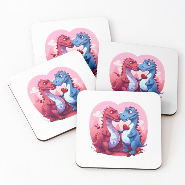 Item preview, Cute Valentine Cartoon Dinosaurs!  designed and sold by fribabywonder.