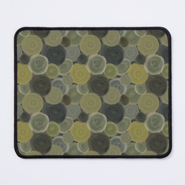 Item preview, Romantic floral pattern. Ocher, green, yellow and ocher-gray roses. designed and sold by UVI-CA.