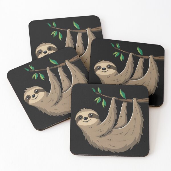 Item preview, Cute Sloth Hanging by a Branch designed and sold by FurNation.