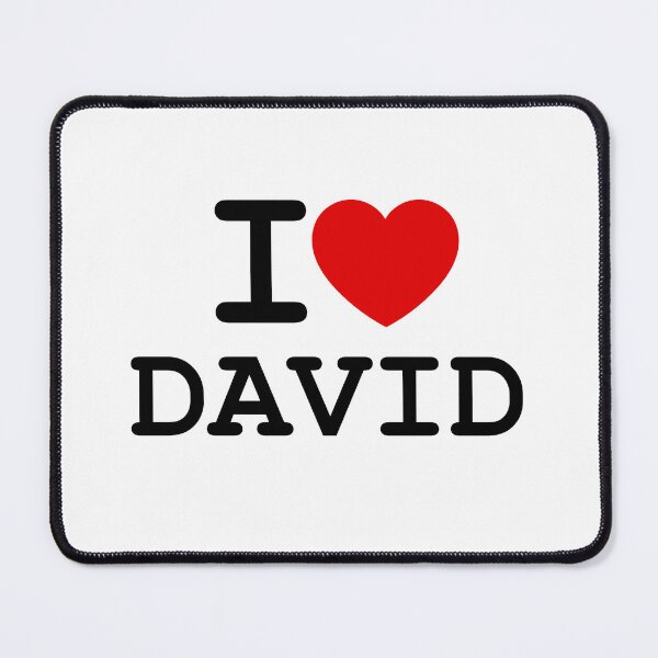 Item preview, I Love David | Personalized Gift for Him designed and sold by hottest-tees.