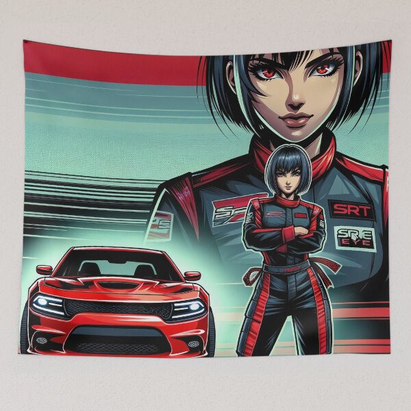 Item preview, Charger Anime Racing Girl designed and sold by BitterSilver.