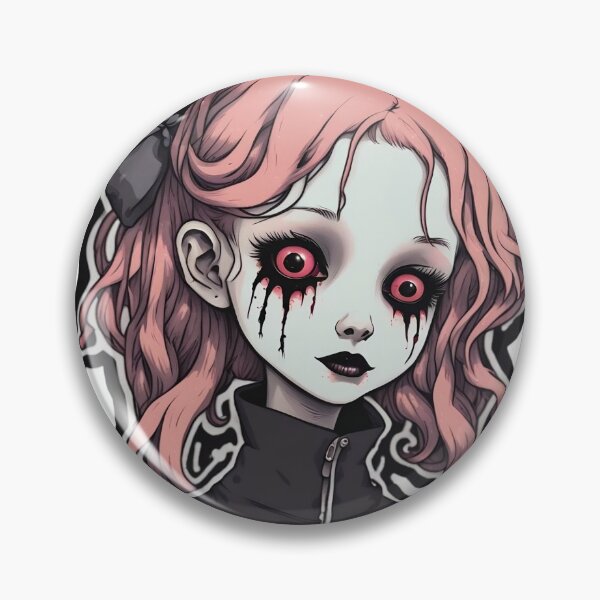 Item preview, Horror Art Sticker - Lydia King Vinyl Gift Sticker for Laptops, Waterbottles, Gifts Etc.  designed and sold by OnigiriSuiko.