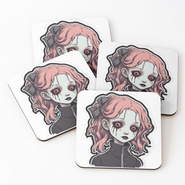 Item preview, Horror Art Sticker - Lydia King Vinyl Gift Sticker for Laptops, Waterbottles, Gifts Etc.  designed and sold by OnigiriSuiko.