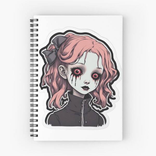 Item preview, Horror Art Sticker - Lydia King Vinyl Gift Sticker for Laptops, Waterbottles, Gifts Etc.  designed and sold by OnigiriSuiko.