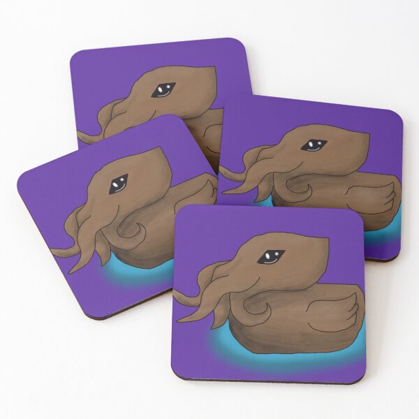 Item preview, Wooden Quacken on water designed and sold by Blapplecreative.