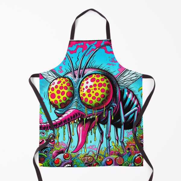 Item preview, Trippy Weird Psychedelic Mosquito Monster designed and sold by AIPixelMaster.