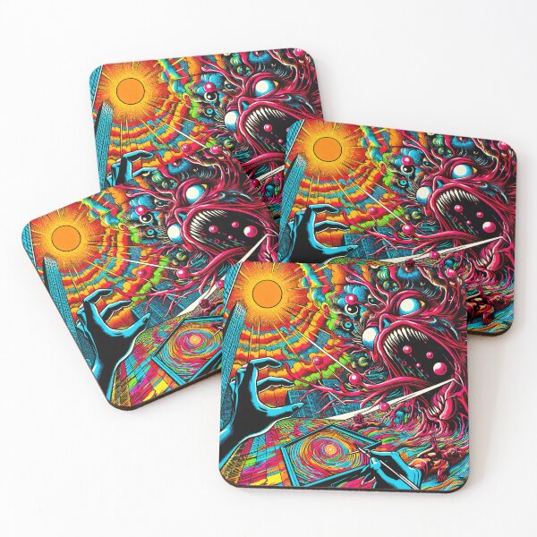 Item preview, Trippy Psychedelic Chaos Monster designed and sold by AIPixelMaster.