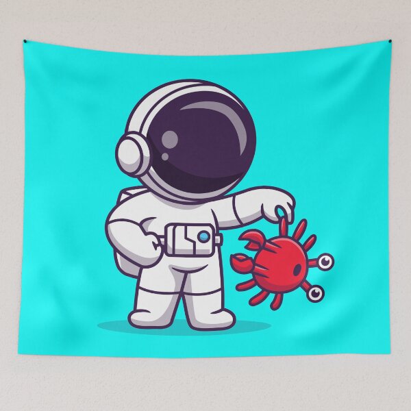 Item preview, Botanical Cosmonaut: Cute Astronaut Cultivating Plant in a Bottle designed and sold by hjian8219.