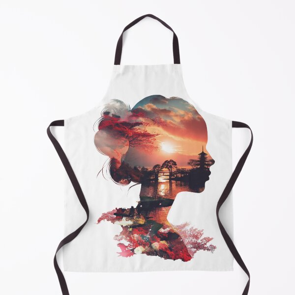 Item preview, Japanese Girl Landscape designed and sold by branmandesigns.