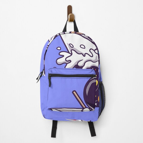 Item preview, "Galactic Paddle: Cute Astronaut Navigating Paper Boat in Space Waves" designed and sold by hjian8219.