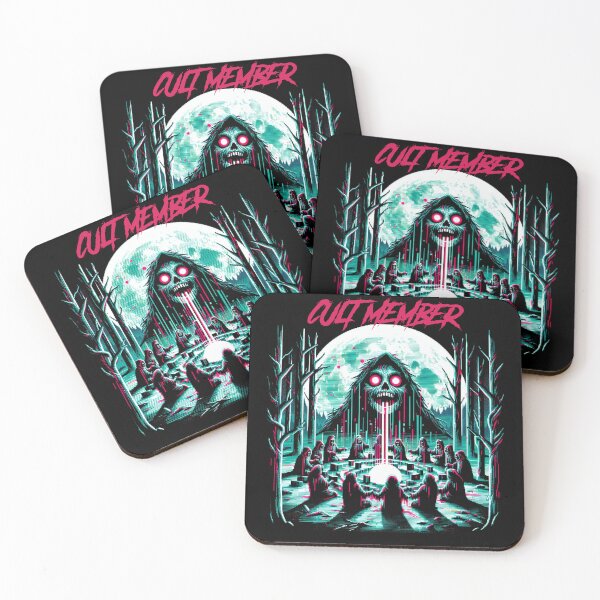 Item preview, Cult Member - synthwave cyberpunk designed and sold by GlitchGrotesque.
