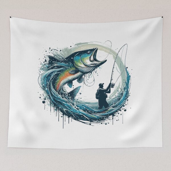 Item preview, Fishing dynamic gift designed and sold by Pineapple-Tree.