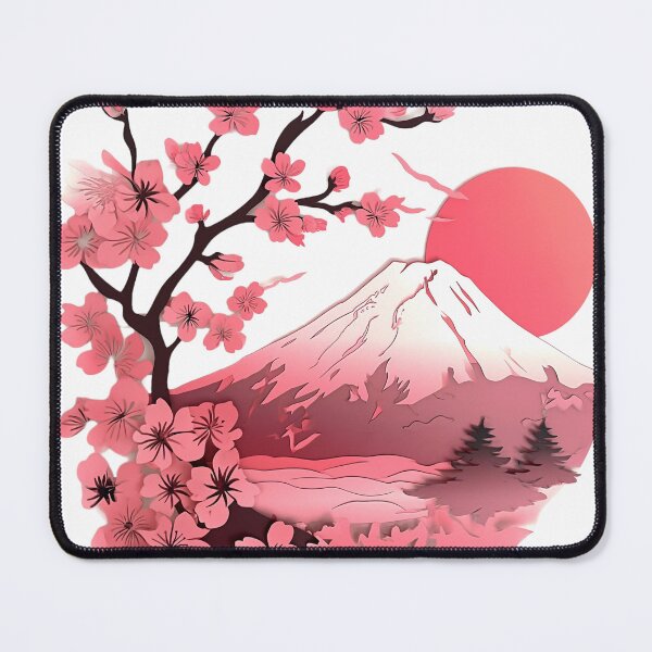Item preview, Sakura Mount Fuji Landscape  designed and sold by branmandesigns.