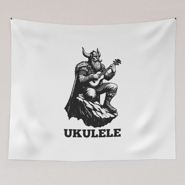 Item preview, Ukulele Viking music gift designed and sold by Pineapple-Tree.