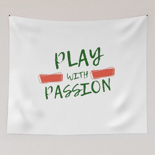 Item preview, Play with passion sports mental health designed and sold by BreadnButter97.