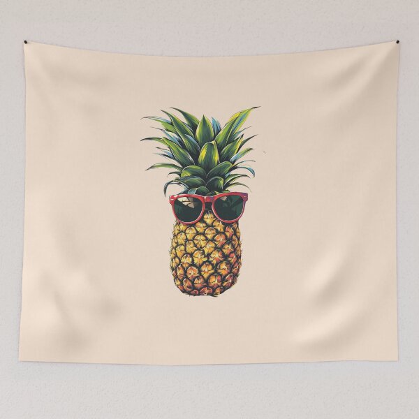 Item preview, Pineapple Wearing Sunglasses designed and sold by Myra365Art.