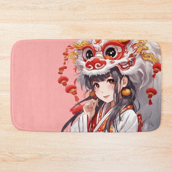 Item preview, Anime girl in New year costume designed and sold by HuiArt.
