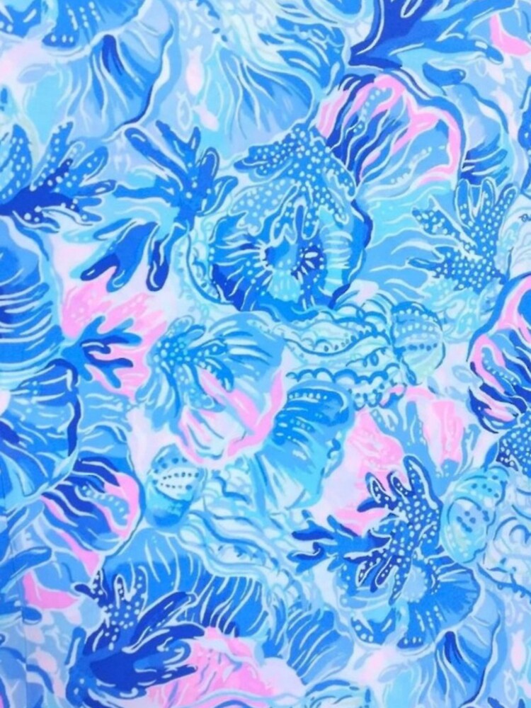 Thumbnail 4 of 4, iPhone Case, Blue and Pink Underwater Design designed and sold by avastravels.