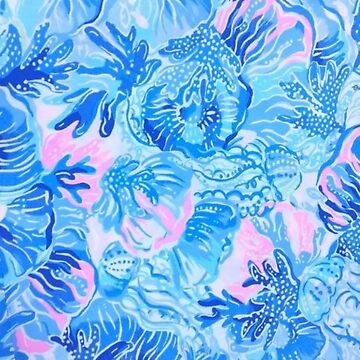 Artwork thumbnail, Blue and Pink Underwater Design by avastravels