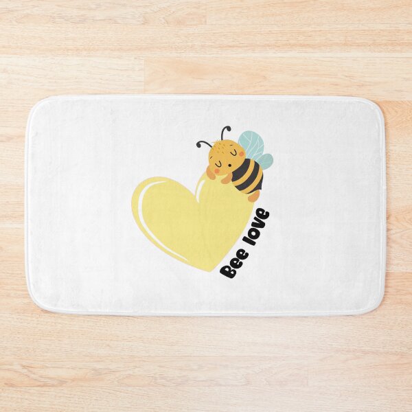Item preview, Bee love yellow heart designed and sold by coloryourwings.