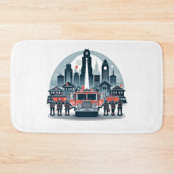 Item preview, Firefighters city gift designed and sold by Pineapple-Tree.