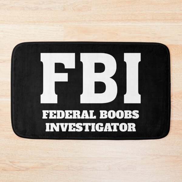 Item preview, FBI - Federal Boobs inspector designed and sold by Pakitodesigns.