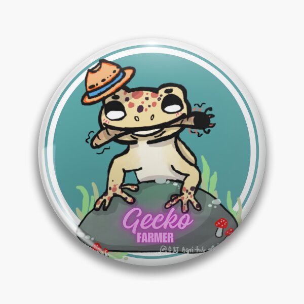 Item preview, Farmer Gecko at break time (@O&J Agri-hub) designed and sold by Elha-Art-Co.