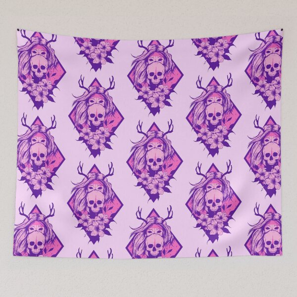 Item preview, skull girl designed and sold by Jess.a.creates.