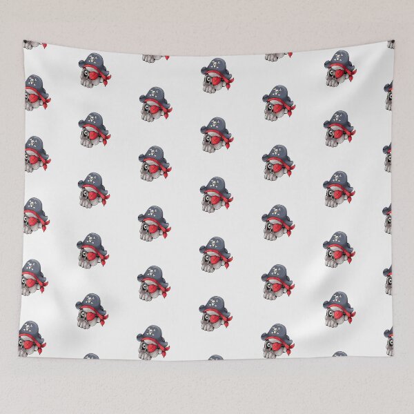 Item preview, pirate skull designed and sold by Sainz Art.