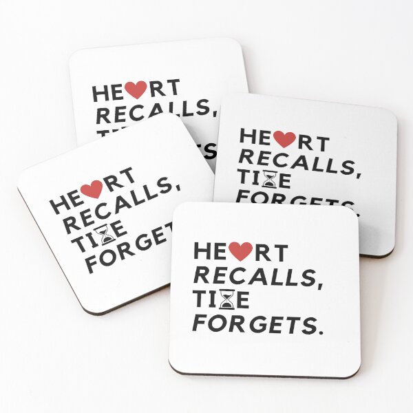 Item preview, Heart recalls, time forgets. designed and sold by Bananobanini.