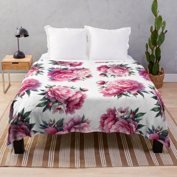 Item preview, Pink peony flowers designed and sold by AnnArtshock.