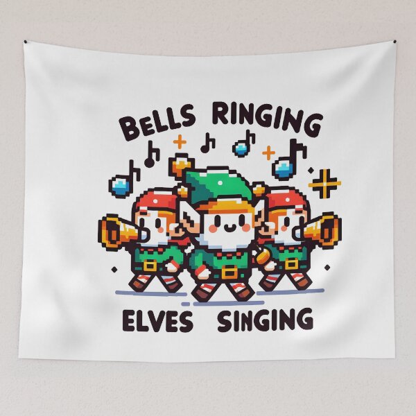 Item preview, Bells ringing, elves singing designed and sold by Dungeon-Depot.
