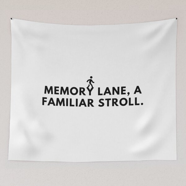 Item preview, Memory lane, a familiar stroll. designed and sold by Bananobanini.