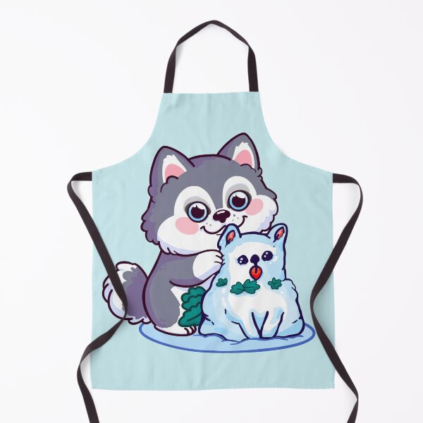 Item preview, Snow Dog’s Snow Day designed and sold by CherryPinkArt.