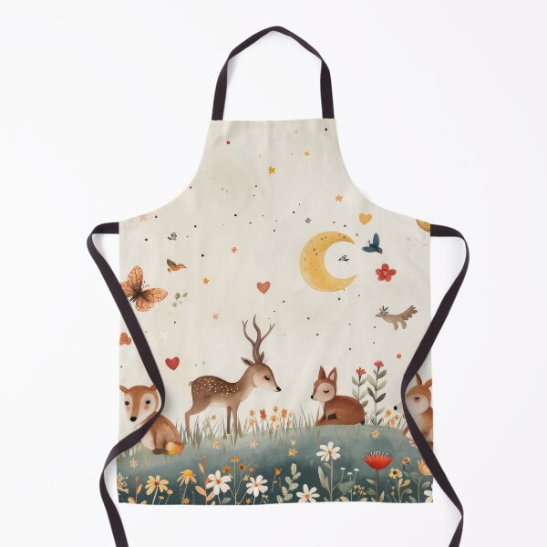 Item preview, Flowers, wild animals - for cute children's rooms designed and sold by FlowersColorful.