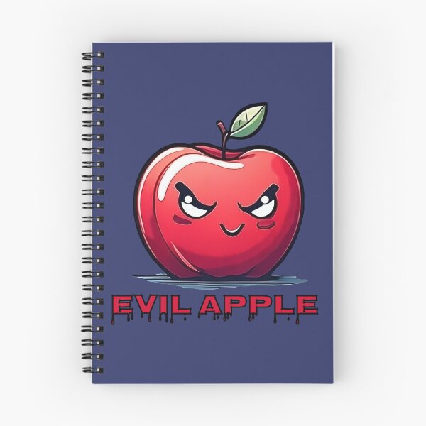 Item preview, Retro Anime Style Evil Apple Illustration | Retro Anime Artwork designed and sold by UnhingedBird.