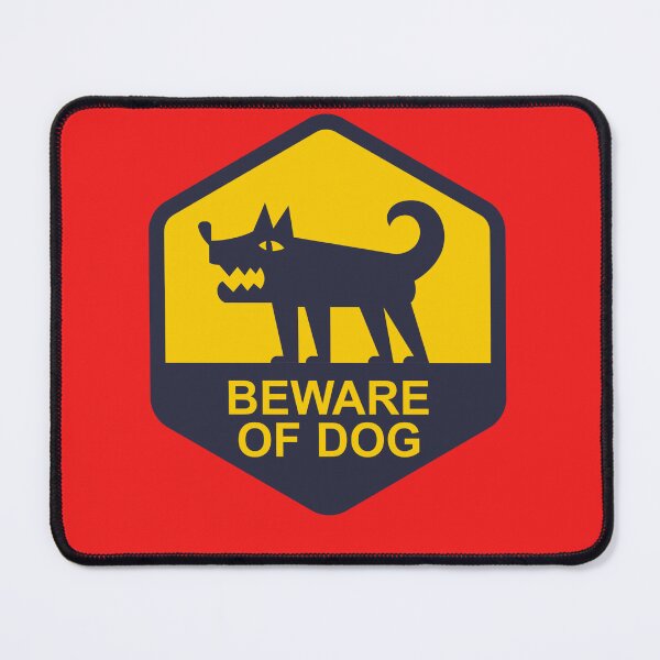 Item preview, BEWARE OF DOG designed and sold by Funky Fibers.