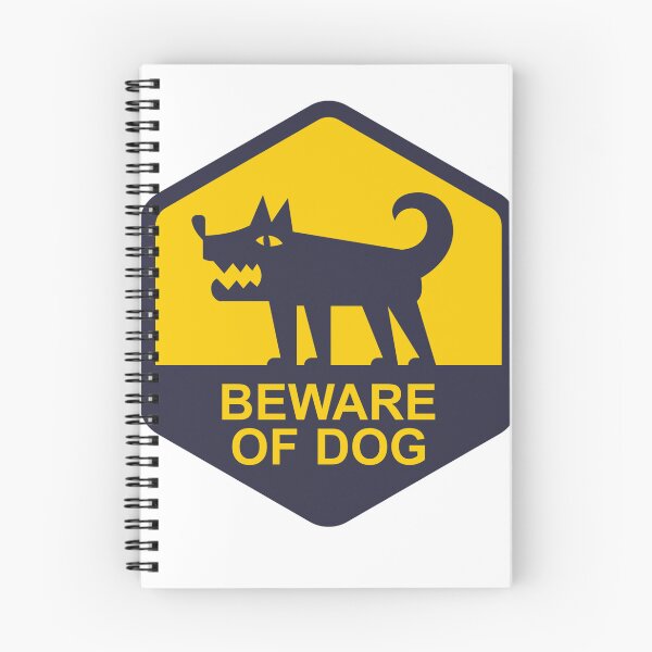 Item preview, BEWARE OF DOG designed and sold by Funky  Fibers.