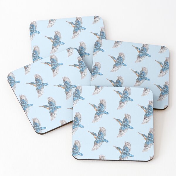 Item preview, Watercolour Kingfisher designed and sold by beccaboyce.