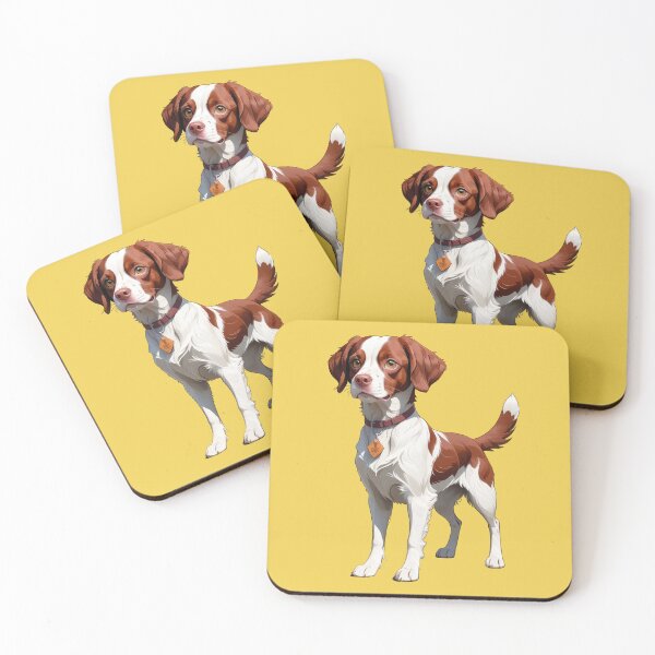 Item preview, Cute Brittany Spaniel Dog designed and sold by Bilisik.