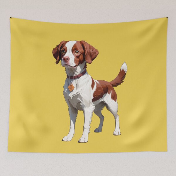 Item preview, Cute Brittany Spaniel Dog designed and sold by Bilisik.
