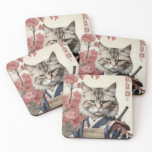Item preview, 240116_04_cats costume_Samurai cat designed and sold by ESCAPZ.