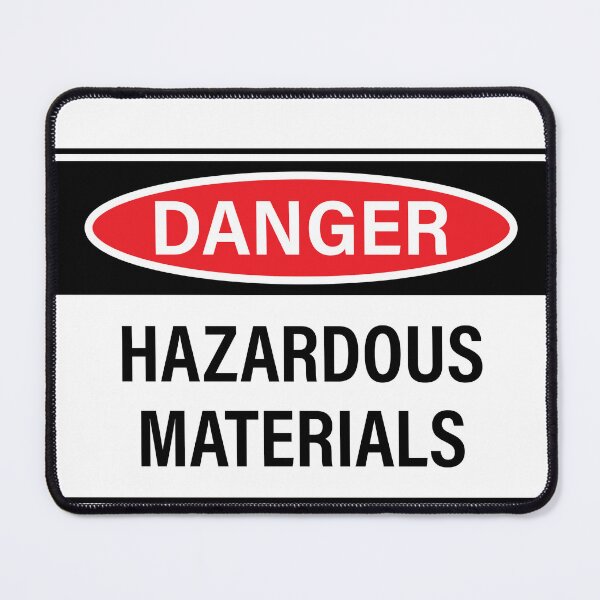 Item preview, Danger Hazardous Materials designed and sold by Funky  Fibers.
